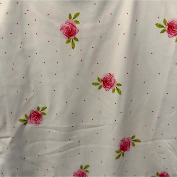 Toddler Girls Honeydew USA 2T Pink Polka Dot Pink Rose Lace Shirt and Shorts Set - Picture 4 of 8